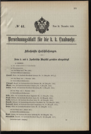 Verordnungsblatt für die Kaiserlich-Königliche Landwehr 18911231 Seite: 59