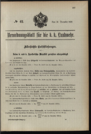 Verordnungsblatt für die Kaiserlich-Königliche Landwehr 18911231 Seite: 65