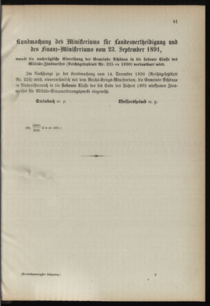 Verordnungsblatt für die Kaiserlich-Königliche Landwehr 18920309 Seite: 5