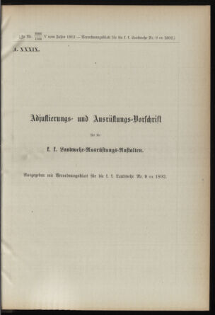 Verordnungsblatt für die Kaiserlich-Königliche Landwehr 18920416 Seite: 25