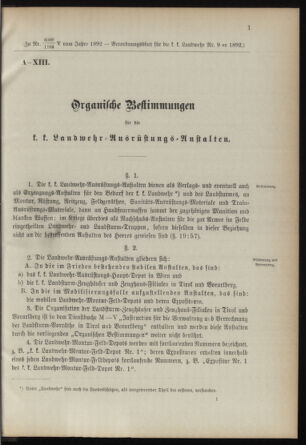 Verordnungsblatt für die Kaiserlich-Königliche Landwehr 18920416 Seite: 5