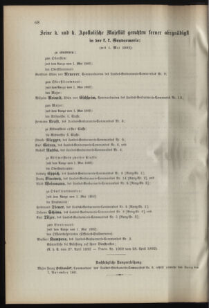 Verordnungsblatt für die Kaiserlich-Königliche Landwehr 18920429 Seite: 14