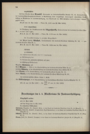 Verordnungsblatt für die Kaiserlich-Königliche Landwehr 18920528 Seite: 2