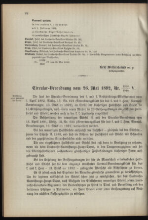 Verordnungsblatt für die Kaiserlich-Königliche Landwehr 18920610 Seite: 2