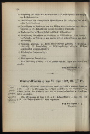 Verordnungsblatt für die Kaiserlich-Königliche Landwehr 18920708 Seite: 4