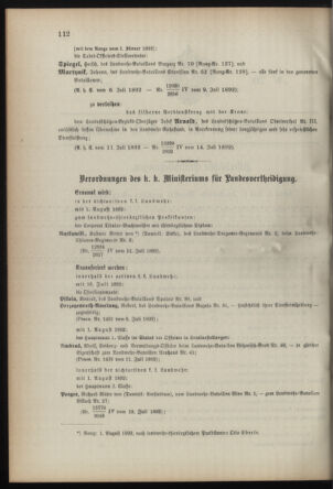 Verordnungsblatt für die Kaiserlich-Königliche Landwehr 18920721 Seite: 2