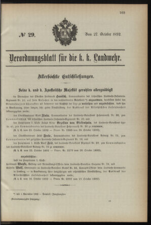 Verordnungsblatt für die Kaiserlich-Königliche Landwehr 18921027 Seite: 17