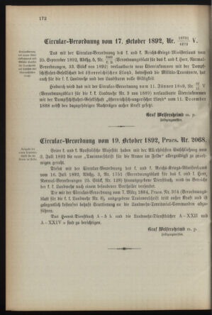 Verordnungsblatt für die Kaiserlich-Königliche Landwehr 18921027 Seite: 20