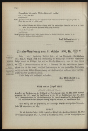 Verordnungsblatt für die Kaiserlich-Königliche Landwehr 18921027 Seite: 24