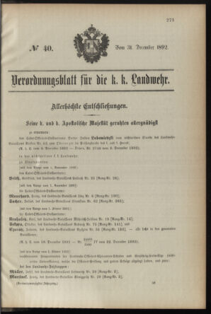 Verordnungsblatt für die Kaiserlich-Königliche Landwehr 18921231 Seite: 57