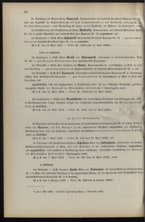 Verordnungsblatt für die Kaiserlich-Königliche Landwehr 18930420 Seite: 2