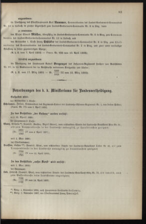 Verordnungsblatt für die Kaiserlich-Königliche Landwehr 18930420 Seite: 3