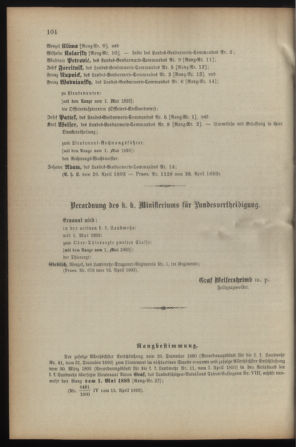 Verordnungsblatt für die Kaiserlich-Königliche Landwehr 18930427 Seite: 18