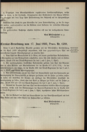 Verordnungsblatt für die Kaiserlich-Königliche Landwehr 18930621 Seite: 5