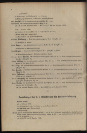 Verordnungsblatt für die Kaiserlich-Königliche Landwehr 19040105 Seite: 2