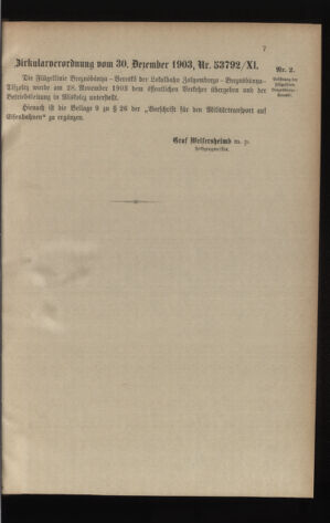 Verordnungsblatt für die Kaiserlich-Königliche Landwehr 19040105 Seite: 7