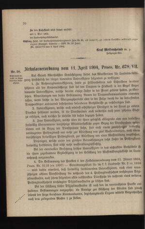 Verordnungsblatt für die Kaiserlich-Königliche Landwehr 19040413 Seite: 2