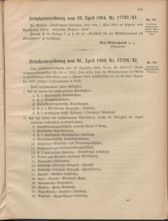 Verordnungsblatt für die Kaiserlich-Königliche Landwehr 19040507 Seite: 3