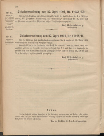 Verordnungsblatt für die Kaiserlich-Königliche Landwehr 19040507 Seite: 6