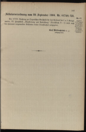 Verordnungsblatt für die Kaiserlich-Königliche Landwehr 19041017 Seite: 7