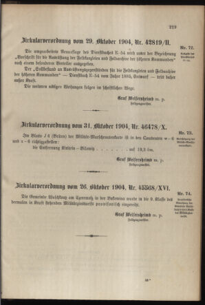 Verordnungsblatt für die Kaiserlich-Königliche Landwehr 19041109 Seite: 3