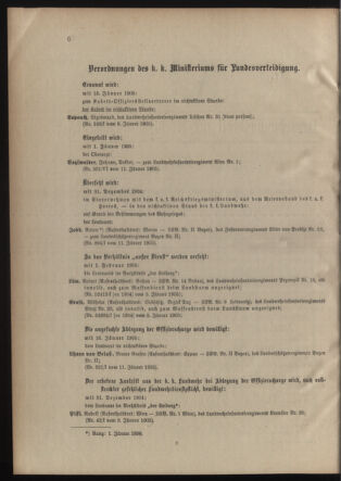 Verordnungsblatt für die Kaiserlich-Königliche Landwehr 19050114 Seite: 2