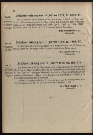 Verordnungsblatt für die Kaiserlich-Königliche Landwehr 19050224 Seite: 4