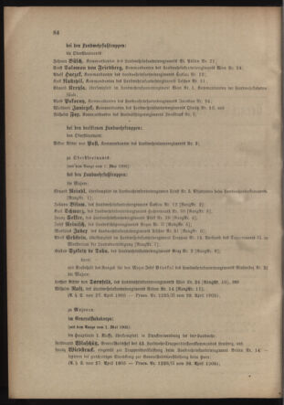 Verordnungsblatt für die Kaiserlich-Königliche Landwehr 19050430 Seite: 2