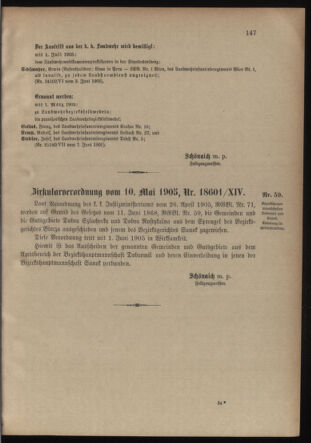 Verordnungsblatt für die Kaiserlich-Königliche Landwehr 19050615 Seite: 3