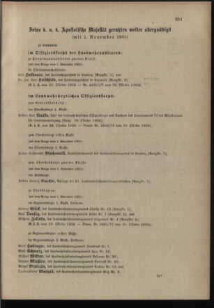 Verordnungsblatt für die Kaiserlich-Königliche Landwehr 19051031 Seite: 19