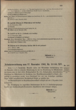 Verordnungsblatt für die Kaiserlich-Königliche Landwehr 19051211 Seite: 3