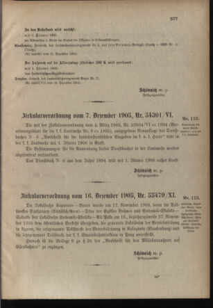 Verordnungsblatt für die Kaiserlich-Königliche Landwehr 19051223 Seite: 3