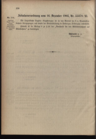 Verordnungsblatt für die Kaiserlich-Königliche Landwehr 19051223 Seite: 4