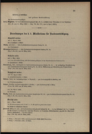 Verordnungsblatt für die Kaiserlich-Königliche Landwehr 19060406 Seite: 3