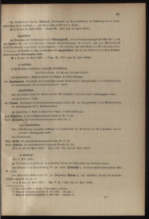 Verordnungsblatt für die Kaiserlich-Königliche Landwehr 19060424 Seite: 3