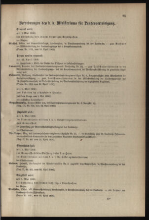 Verordnungsblatt für die Kaiserlich-Königliche Landwehr 19060427 Seite: 3