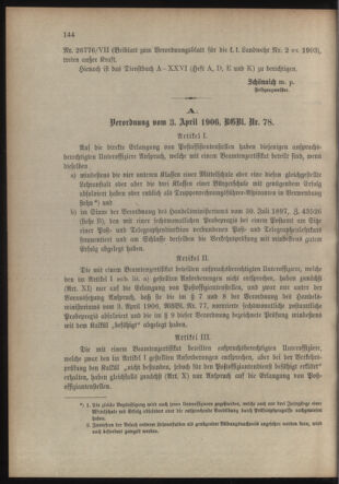 Verordnungsblatt für die Kaiserlich-Königliche Landwehr 19060623 Seite: 4