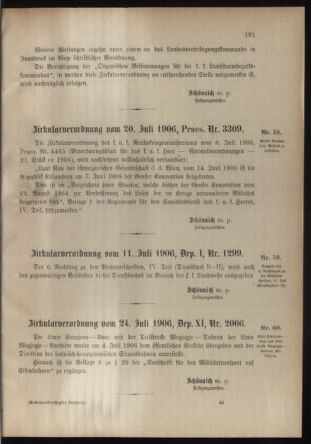 Verordnungsblatt für die Kaiserlich-Königliche Landwehr 19060728 Seite: 5