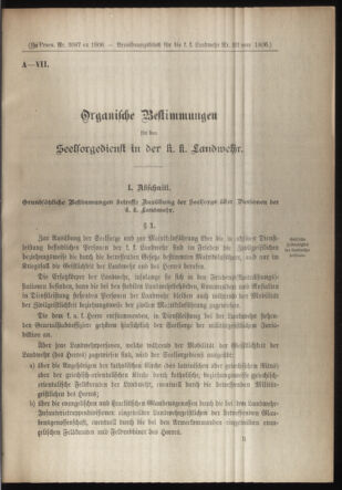 Verordnungsblatt für die Kaiserlich-Königliche Landwehr 19060804 Seite: 3