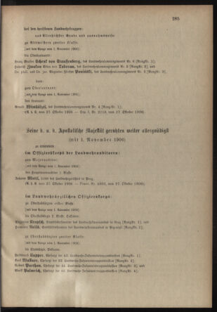 Verordnungsblatt für die Kaiserlich-Königliche Landwehr 19061030 Seite: 21