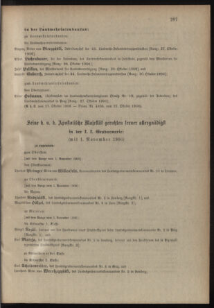 Verordnungsblatt für die Kaiserlich-Königliche Landwehr 19061030 Seite: 23