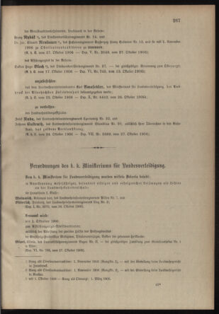 Verordnungsblatt für die Kaiserlich-Königliche Landwehr 19061030 Seite: 3