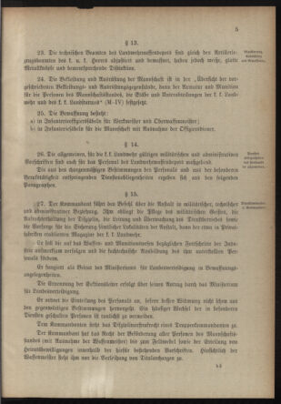 Verordnungsblatt für die Kaiserlich-Königliche Landwehr 19061129 Seite: 13