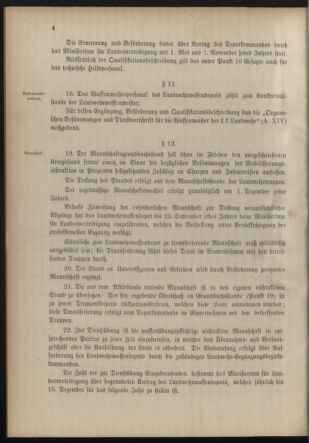 Verordnungsblatt für die Kaiserlich-Königliche Landwehr 19061129 Seite: 20