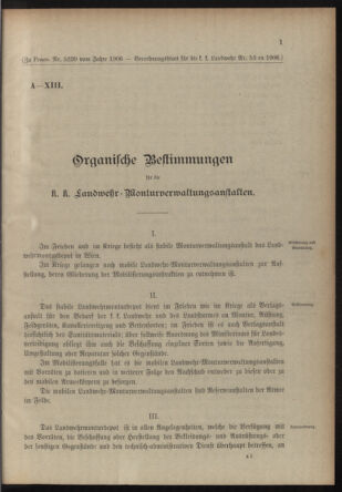 Verordnungsblatt für die Kaiserlich-Königliche Landwehr 19061129 Seite: 7