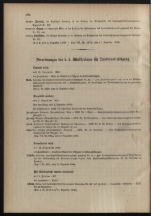 Verordnungsblatt für die Kaiserlich-Königliche Landwehr 19061219 Seite: 2