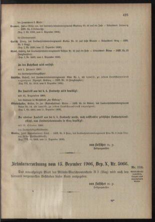 Verordnungsblatt für die Kaiserlich-Königliche Landwehr 19061219 Seite: 3