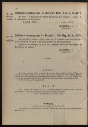 Verordnungsblatt für die Kaiserlich-Königliche Landwehr 19061219 Seite: 4