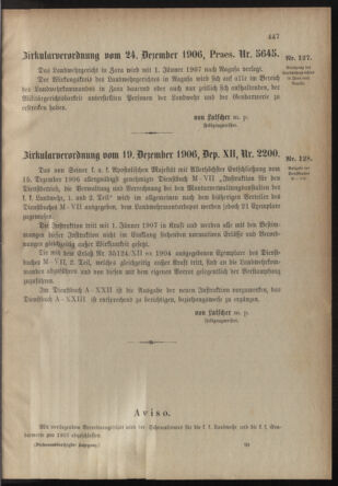 Verordnungsblatt für die Kaiserlich-Königliche Landwehr 19061229 Seite: 5