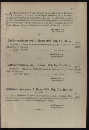 Verordnungsblatt für die Kaiserlich-Königliche Landwehr 19080118 Seite: 7